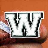 PVC Shoe Buckle Accessories DIY Combination English Alphabet Shoes Decoration Jibz for Croc Charms Bracelets Kids