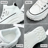 Breakj Korean Version Of The Spring 2025 New Dad Shoes Female Student Sneakers Running Casual Platform Height Shoes HY