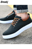 Arrival Canvas Shoes Men Spring Summer Casual Canvas Shoes For Men Lace-Up Flats Men Shoes Driving Sneakers Men