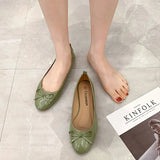 Flats Shoes Women Classics Casual Loafers Red Patent Leather Lady Fashion Design Bowknot Shoes for Woman's
