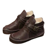 New Fashion All-match Women's Boots Solid Color Temperament Spring and Autumn Without Lace-up Sleeve Shoes for