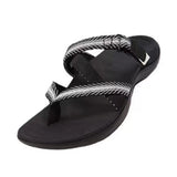 Slippers Summer Velcro Flat Sandals Women Closed Toe Women Arch Correction Slippers Casual Outdoor Flip Flops Plus Size