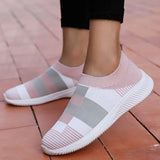 Women's Sneakers Breathable Casual Shoes Comfy Sneakers Women Mixed Colors Summer Sock Shoes Femme Big Size Zapatos