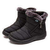 Boots Waterproof Snow Boots Female Plush Winter Boots Women Warm Ankle Botas Mujer Winter Shoes Woman Plus Size