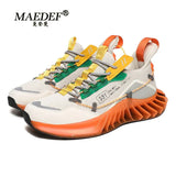 New Men's Outdoor Hollow Bottom Casual Men's All-match Travel High-quality Lace-up Sports Breathable