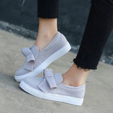 Breakj Lefu Shoes Women's Large Size 2025 Spring And Autumn Bows Shallow Mouth Single Shoes Thick Sole Casual Lazy Single