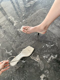High-Heeled Slippers Women's Shoes Wear The 2023 New Summer Fairy