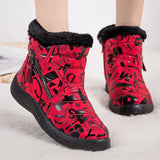 Warm Women Boots Classic Snow Boots For Women New Winter Shoes Women Waterproof Fabric Ankle Botas Mujer Female