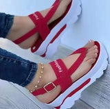 NEW Sandals Women Summer Flip Flops Outdoor Casual Platform Sandals Ladies Plus Size Wedges Beach Sandalias De Las