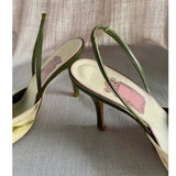 Breakj Embroidery Pointed Heel Heels 2023 New Summer Chinese Mouth Shallow Female Head