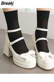 High Heeled Women Pumps 2023 New Fashion Niche Design Sense Mary Jean Shoes French Style Buckle Strap Pumps Spring