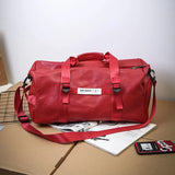 Version Of Large Capacity Luggage Bag Independent Shoes Portable Travel Bag Couples Pure Color Travel Bag Direct