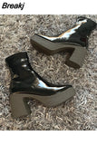 Brand Autumn Winter Women Boots Long Stretch Slim Thigh High Boots Sexy Over the Knee Boots High Heels Platform Shoes
