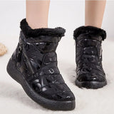 Women Boots Super Warm Snow Boots For Winter Shoes Women Fashion 2021 Ankle Boots Low Heels Waterproof Winter Botas De