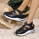 Breakj Lady Hollowed Out Casual Sandals Wearing The New Summer 2025 Summer Thick Bottom Of The Raised