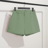 Breakj Spring And Summer Shorts Female Autumn Summer 2024 New High Waist Khaki Boot Pants Are Versatile With A Thin Korean Version Of Wide Leg