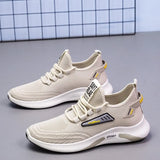 2021 new breathable men's shoes flying mesh surface fashion shoes men's casual sports shoes running