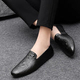 Men Shoes Moccasins genuine Leather Casual Driving slip on Shoes fashion Men Loafers outdoor Moccasins Italian Shoes for Men