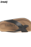 2023 Summer Cross Cork Slipper New Fashion Women Casual Beach Slip on Outside Non-slip Slides