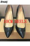 2023 New Women Pumps Patent Leather High Heels Shoes Fashion Office Shoes Stiletto Party Shoes Female Comfort Women