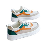 Breakj Thick-Bottomed Small White Shoes Women 2025 Summer New Korean Version Of The Round Head Casual Shoes Student Running