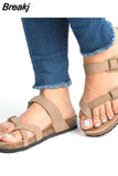 Women Sandals Rome Style Summer Sandals For 2023 Flip Flops Plus Size 35-43 Flat Sandals Beach Summer Zapatos Mujer Casual