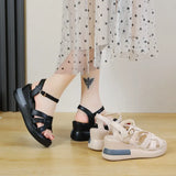 Women's Sandals Fish Mouth Buckle Wedges Large Size Women Shoes Woman Zapatillas Sandalias Zapatos Chaussure