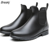Men Rain boots man Chelsea boots male Ankle boots men Casual Boots Men rubber rain shoes Waterproof Best-selling style