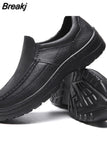 Men Shoes New Non-slip Chef Shoes Lightweight Loafers Waterproof and Stain Resistant Sneakers for Men Work