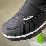 Thicken Long Plush Winter Ankle Boots Women Slip On Waterproof Snow Boots Woman Anti Slip Platform Cotton Padded