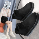 New Snow Women Boots Thickening Plus Velvet Winter Fashion Warm Short Boots Cotton Shoes Women'S Snow Boots Winter