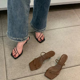 High-Heeled Slippers Women's Shoes Wear The 2023 New Summer Fairy