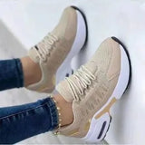 Breakj New Autumn Sports Wind Casual Single Shoes Women Thick Sole Flying Old Dad Shoes Sneakers Large
