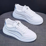 Breakj Surface Breathable Small White Shoes Women 2025 Summer New Korean Version Of Sports Casual Shoes With Thick Plate Shoes Women's