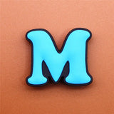 PVC Capital English Letters Shoe Charms Shoes Accessories Croc Shoe Buckle Decorations Ormaments fit JIBZ Party Kid's