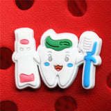 Sale 1pcs Medical Supplies PVC Shoe Charms Cute Stethoscope Syringe Shoe Buckle Decoration Jibz fit Croc Kids X-mas