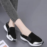 Breakj Women's Shoes 2023 New Autumn Big-Size Old Dad Shoes Women's Ins Thick-Soled Casual Shoes Leather Pedaled Pine Pastry
