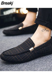 Men Shoes 2023 Spring Summer Men Loafers New Slip On Light Canvas Youth Men Shoes Breathable Fashion Flat