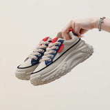 Breakj Korean Version Of The New Dad Shoes Female Spring 2025 Student Running Sports Platform Increased Casual Shoes Female