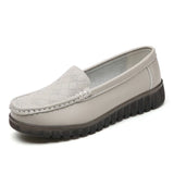 Breakj And Autumn New Bean Shoes For Women In Middle-Aged And Elderly Casual Flat-Soled Single-Shoe One-Legged Women's Comfortable Anti-Slip Mother
