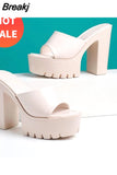 Heels Sandals For Women 2023 Summer Buckle Strap Thick Heels Sandals Simply Casual Comfort Walking Green Heels