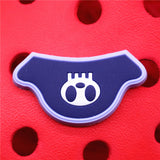 PVC Croc Shoe Charms Fish Fan Japanese Game Handle Hat Sandals Decorations Accessories for Jibz Kids Party Gifts