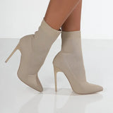 Breakj 2023 New Knitted Elastic Boots Tips Head Socks High And Short Boots Large Size And Ultra-High Socks