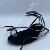 Sandals Women Shoes 2023 Summer Open Toe Slippers Ladies Crystal Flip Flops Casual Dress Party Sandals Beach Shoes