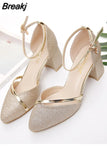 women casual spring & summer clip high quality high heel shoes female sexy party night club shoes lady cool wedding shoes