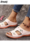 New Summer Women Sandals Comfortable Platform Soft Ladies Casual Slippers Fashion Colorful Flat OpenToe Outdoor Beach