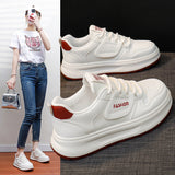 Breakj 2025, Small White Shoes New Korean Ins Schoolgirls High Platform Sports Board Shoes Casual Shoes