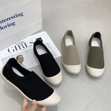 Breakj Foot Pedal Lazy Shoes Female Spring And Summer New Korean Version Of Flying Woven Single Shoes Comfortable Flat Casual Women's