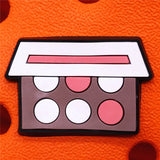 Sale 1pcs Cosmetic Style Shoe Charms Accessories Perfume Nail Polish Rouge PVC Croc jibz Buckle for Kids Party Xmas