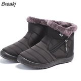 Women Boots 2023 Fashion Waterproof Snow Boots For Winter Shoes Women Casual Lightweight Ankle Botas Mujer Warm Winter